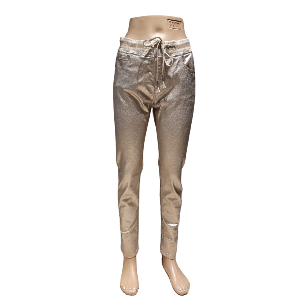 Champagne/ goud kleurige jeans Zac & Zoe