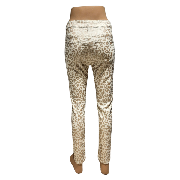 luipaard crème coated jeans Zac & Zoe - Afbeelding 2