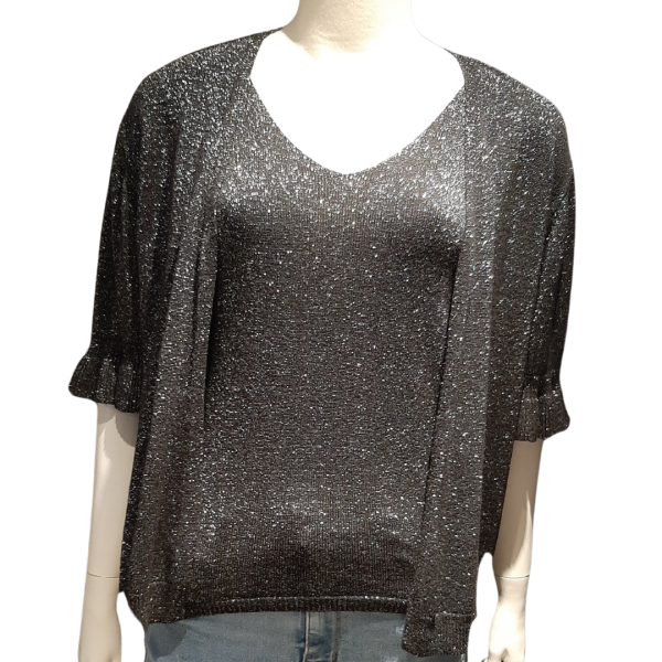 Twinset zwart met glitter