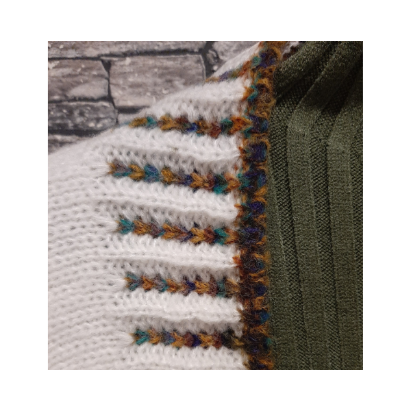 Oversized vest creme - Afbeelding 2