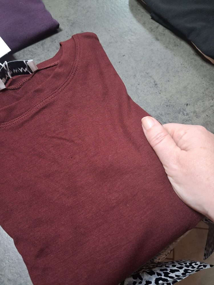 longsleeve bordeaux - Afbeelding 2