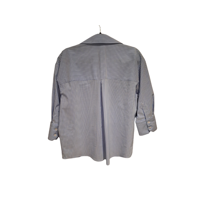 Blouse Umaya streep blauw - Afbeelding 2